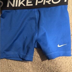 Nike Pro Dri-FIT Royal Blue Shorts